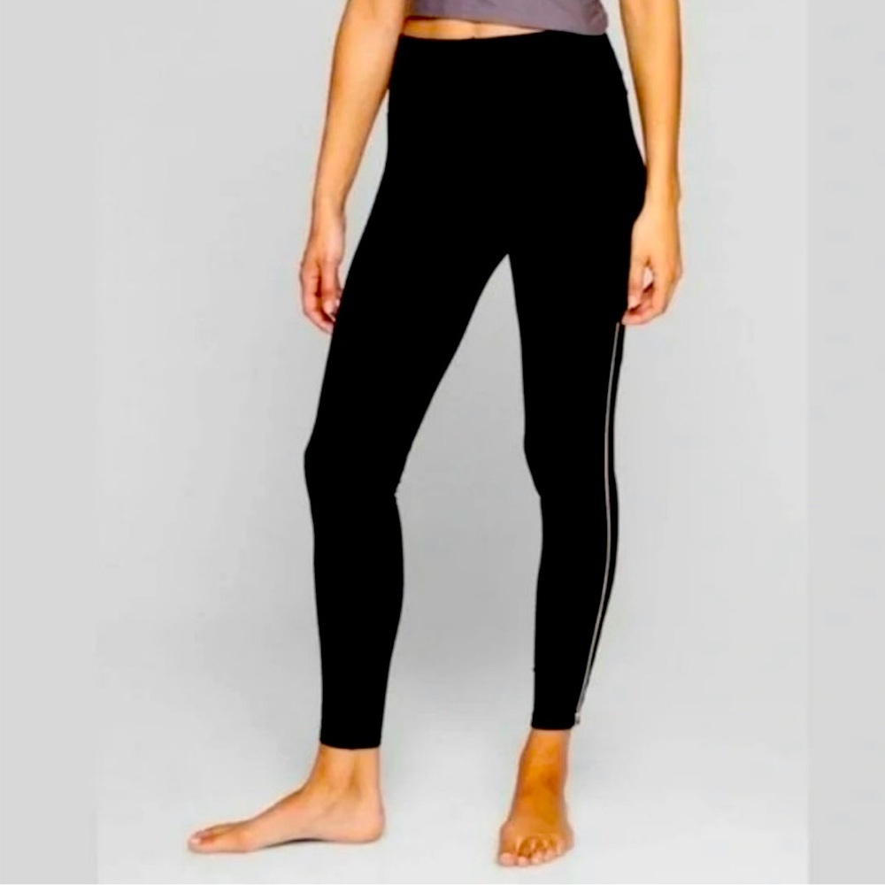 Athleta • Rose Gold Zipper Leggings